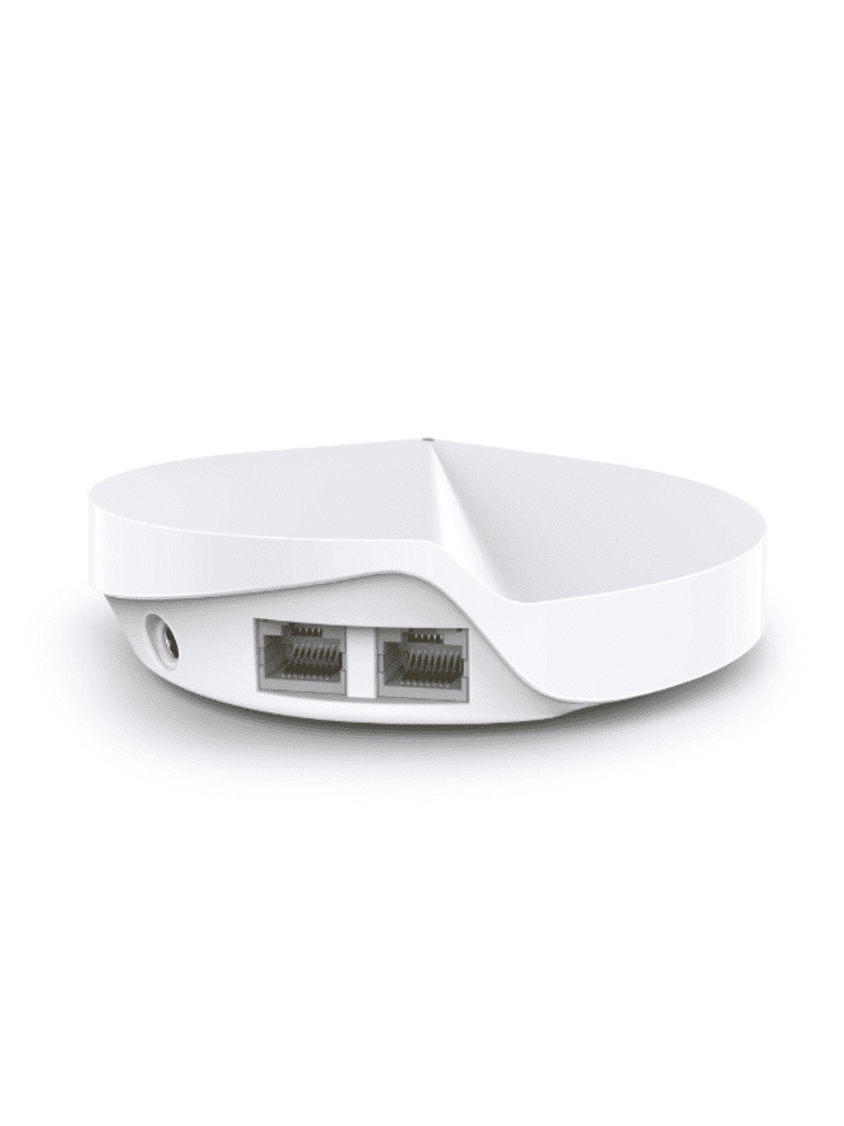 TP-LINK DECO M5 (3-Pack)- Kit de 3 routers MESH para hogar de doble banda Wi-Fi 5 AC1300 Mbps con 2 puertos Gigabit WAN/LAN 4 antenas internas administración mediante la app Deco (iOS Android) y protección HomeCare.