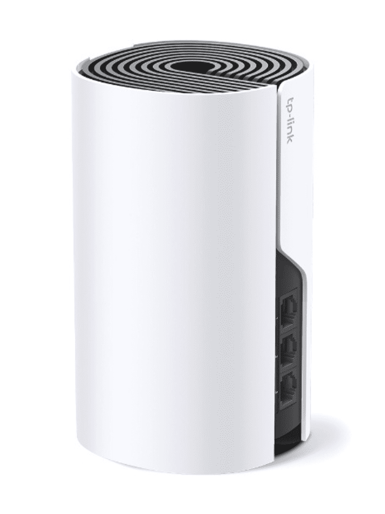 TP-LINK DECO S7 (1-Pack) -Router MESH para hogar de doble banda Wi-Fi 5 AC1900 Mbps con 3 puertos Gigabit WAN/LAN 3 antenas internas y administración mediante la app Deco (iOS Android).