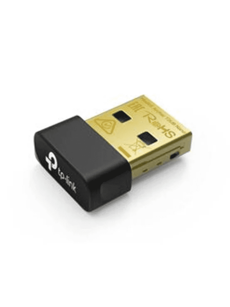 TP-LINK Archer T2U Nano - Mini Adaptador USB inalámbrico de doble banda AC 600 Mbps con antena omnidireccional. #O1