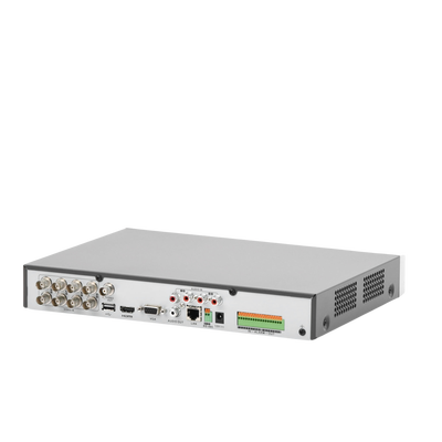 DVR 8 Canales 4K TurboHD + 8 Canales IP/ 8 Megapixel / Acusense / Audio por Coaxitron/ 1 Bahía de Disco Duro / 4 canales de audio / 8 Entradas de Alarma / 4 Salida de Alarma / H.265+