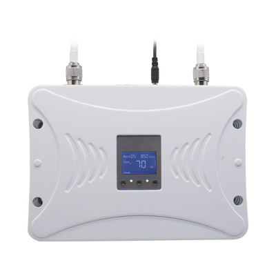 Kit Amplificador de Señal Celular 4.5G LTE 3G y Voz. Funciona con Todos los Operadores. Soporta Múltiples Dispositivos y Tecnologías. Hasta 1000 metros cuadrados de Cobertura