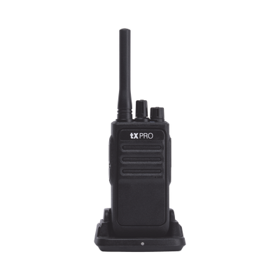 Radio Portátil UHF 400-470 MHz 16 canales 2 Watts de potencia. Comunicación Clara en su Negocio