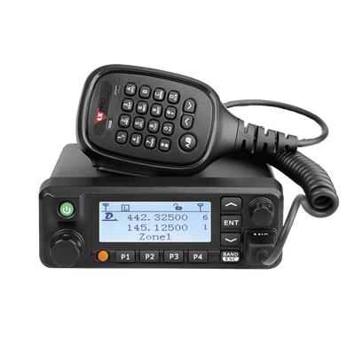 Radio Móvil Digital DMR Doble Banda 136-174 MHz en VHF y 400-480 MHz en UHF Decodifica DTMF en Pantalla Ideal para Radiobase