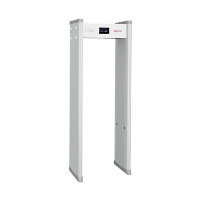 Arco Detector de Metales de 12 Zonas con Pantalla LCD de 7" / Conteo de Personas y Alarmas / Ajuste de Sensibilidad e Interferencias