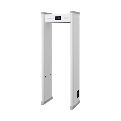 Arco Detector de Metales de 12 Zonas con Pantalla LCD de 7" / Conteo de Personas y Alarmas / Ajuste de Sensibilidad e Interferencias