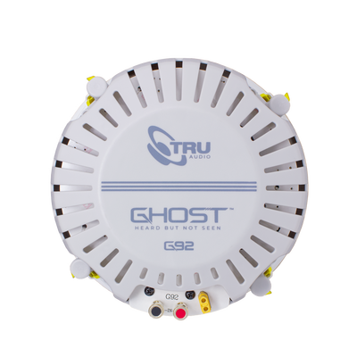 Ghost series altavoz de 3 vías de plafón 9in diseño trugrip sin herramientas woofer de polipropileno blanco 150w 8ohms
