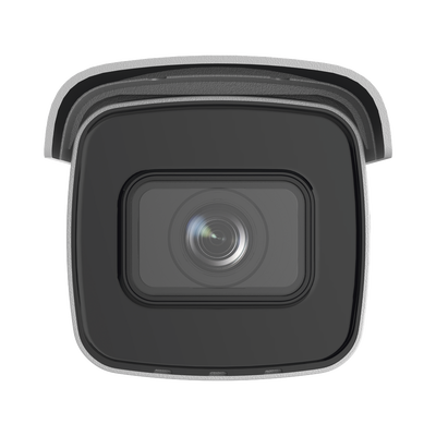 Bala IP 4 Megapixel / Lente Mot. 2.7 a 13.5 mm / 60 mts IR EXIR / Exterior IP67 / IK10 / Anticorrosivo / WDR 120 dB / PoE + / Micro SD / 4 Analíticos: AcuSense Deteccion Facial Conteo de Personas por Cruce y Zona