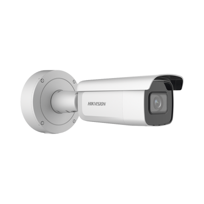 Bala IP 4 Megapixel / Lente Mot. 2.7 a 13.5 mm / 60 mts IR EXIR / Exterior IP67 / IK10 / Anticorrosivo / WDR 120 dB / PoE + / Micro SD / 4 Analíticos: AcuSense Deteccion Facial Conteo de Personas por Cruce y Zona