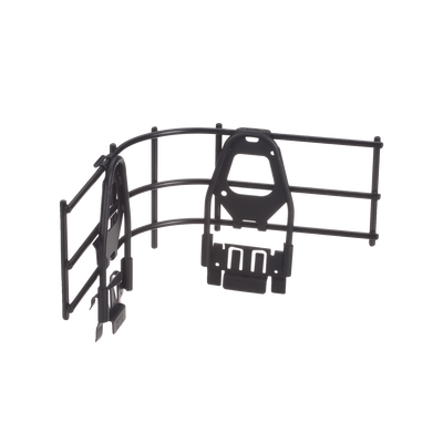 Accesorio de Control de Radio de Curvatura en Cruces Tes o Intersecciones en Charolas Wyr-Grid® de Panduit 101.6 mm de Alto Color Negro