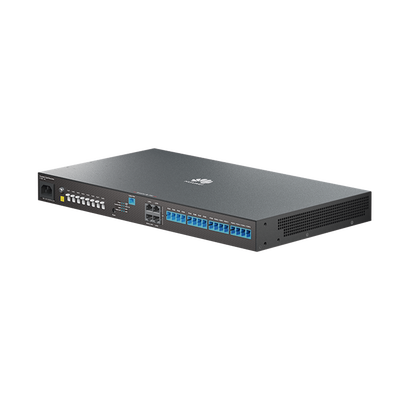 HUAWEI MiniFTTO - Gateway Óptico / 4 puertos GE (WAN/LAN) + 1 puerto XGPON (SC/UPC) + 8 puertos PoF (XC/UPC) + 16 puertos GPON(SC/UPC) / VPN / VLANs / Wi-Fi Roaming / Firewall / Administración Nube