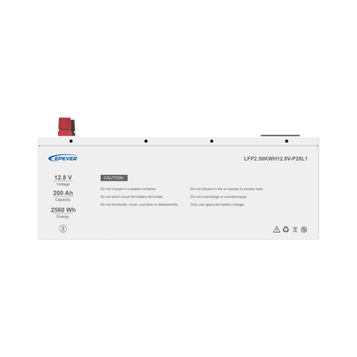 Batería de litio LiFeO4 12.8Vcc 200Ah 2.56Kwh Pantalla LCD para Monitoreo Local Carcasa Metálica