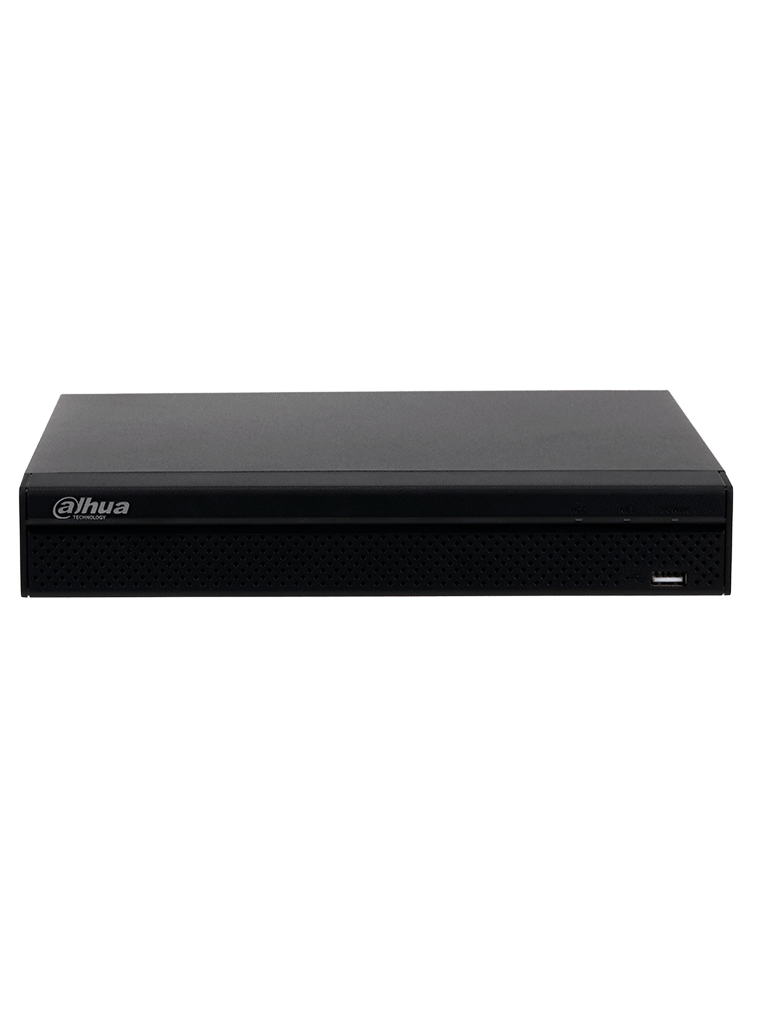DAHUA DHI-NVR4108HS-8P-4KS3 NVR de 8 MP / 4k / 8 canales IP/ 8 puertos PoE/ Rendimiento de 160 mbps/ H.265+/ 1 Bahía para disco duro/ Soporta cámaras WizSense/ HDMI 4K & VGA/