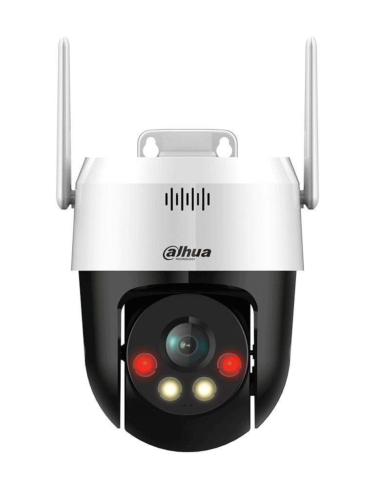 DAHUA SD2A200HB-GN-AW-PV-S2 - Cámara IP PT WiFi de 2 Megapíxeles Full Color Iluminador Dual disuasión activa Serie Picoo 30m de IR audio bidireccional (micrófono y altavoz) IP66 y ranura MicroSD. #WiFiDahua