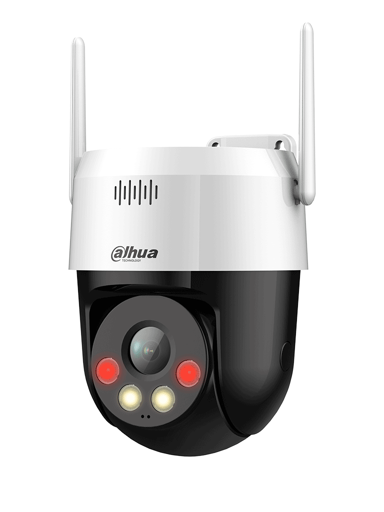 DAHUA SD2A500HB-GN-AW-PV-S2 - Cámara IP PT WiFi de 5 Megapíxeles con Full Color iluminador dual inteligente disuasión activa 30 mts de luz visible e IR audio bidireccional (micrófono y altavoz) IP66 y ranura MicroSD #LoNuevo #WiFiDahua