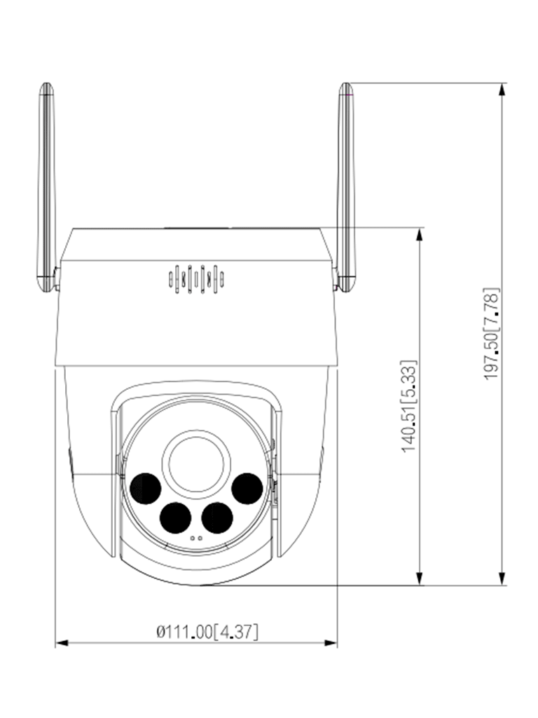 DAHUA SD2A200HB-GN-AW-PV-S2 - Cámara IP PT WiFi de 2 Megapíxeles Full Color Iluminador Dual disuasión activa Serie Picoo 30m de IR audio bidireccional (micrófono y altavoz) IP66 y ranura MicroSD. #WiFiDahua