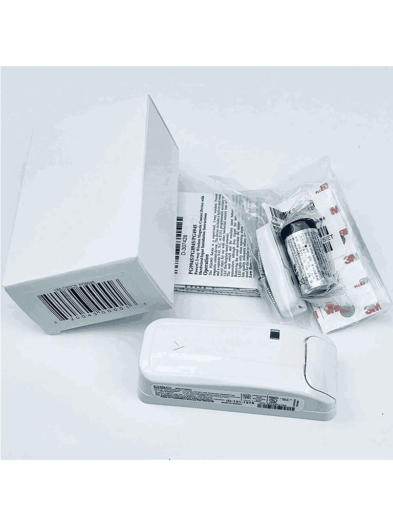DSC PG9945 - Contacto Magnético Inalámbrico de Puerta/Ventana PowerG c/entrada Auxiliar compatible con NEO PRO Qolsys e IoTega