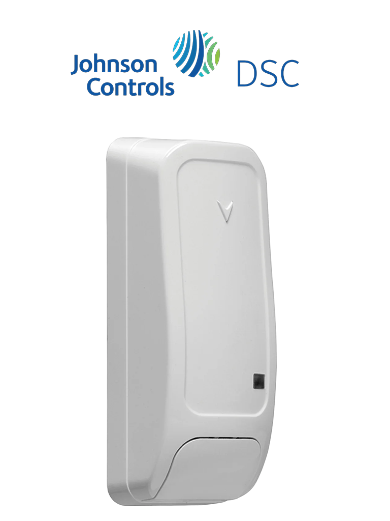 DSC PG9945E - Contacto Magnético Inalámbrico de Puerta/Ventana Power G c/entrada Auxiliar Rango Extendido compatible con NEO  PRO Qolsys e IoTega