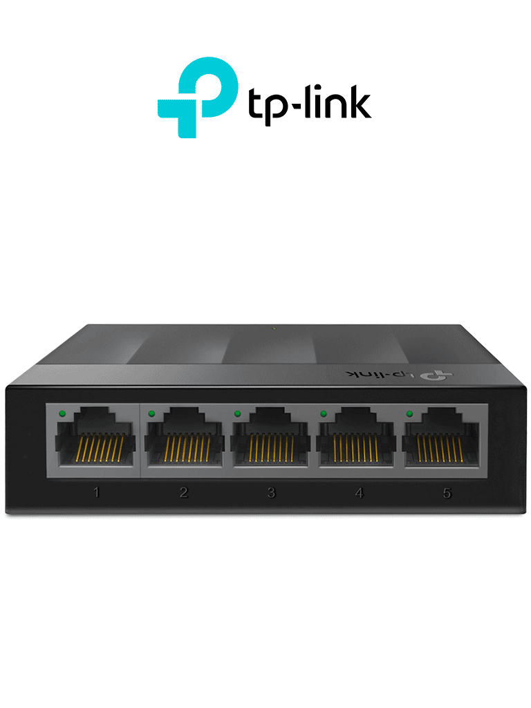 TP-LINK LS1005G - Switch para escritorio 5 puertos 10/100/1000Mbps.