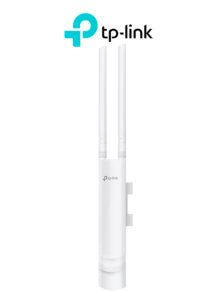 TP-LINK EAP110-OUTDOOR - Punto de acceso Omada con frecuencia 2.4 GHz N 300 para Exterior con configuración Stand-Alone o por Controlador además protección Exterior IP65 y alimentación PoE Pasivo 24 Vcc.