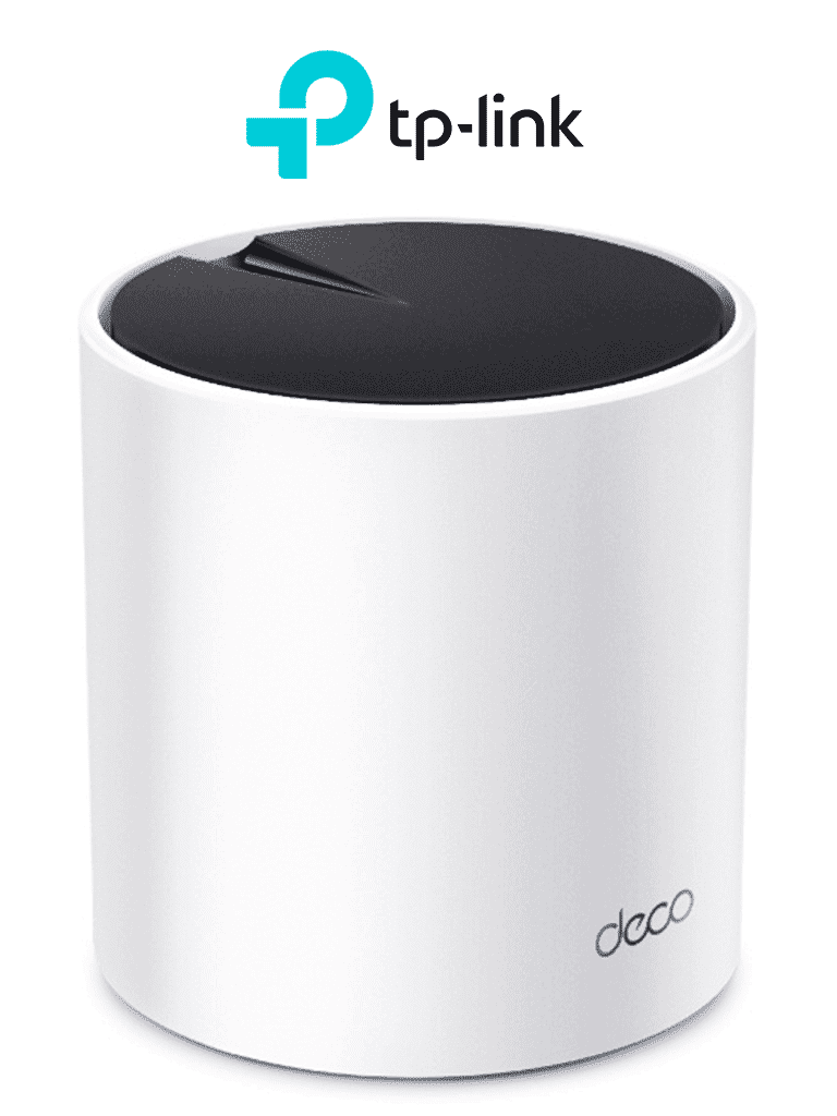 TP-LINK DECO X55 (1-Pack) - Router MESH para hogar de doble banda Wi-Fi 6 AX3000 Mbps con 3 puertos Gigabit WAN/LAN 2 antenas internas administración en la app Deco (iOS Android) y protección HomeShield. #MARTPL1 #TPLM1