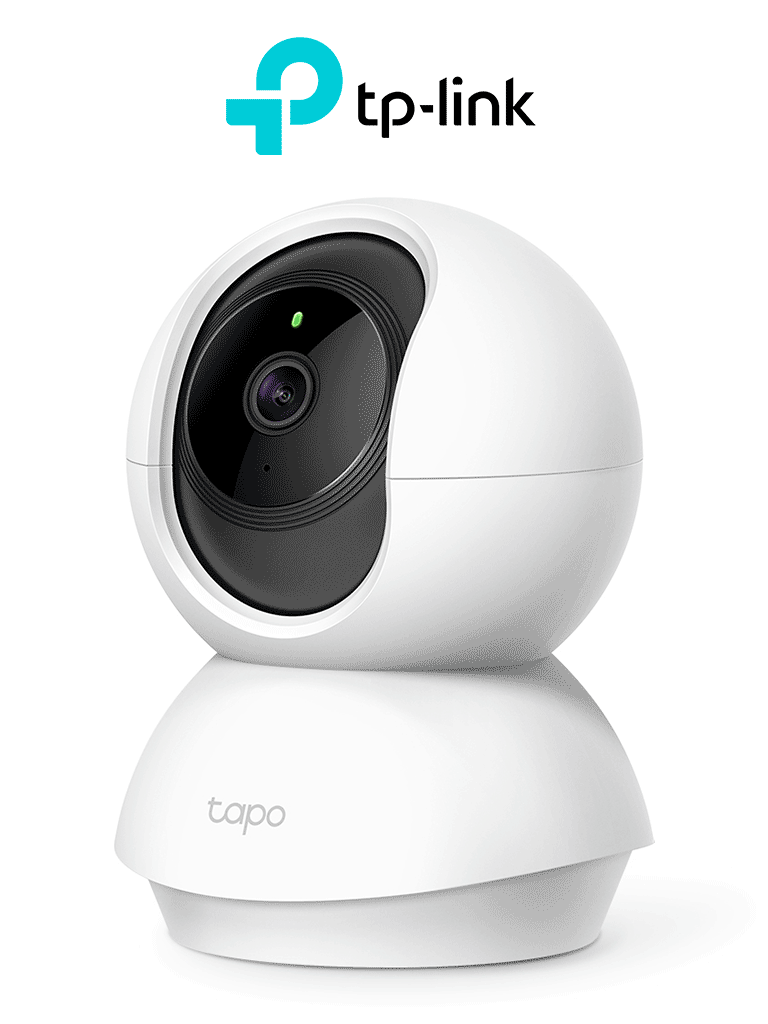 TP-LINK TAPO C210 - Cámara Domo IP PT WiFi para Interior con resolución de 3 MP visión nocturna WiFi 2.4 GHz notificaciones push y ranura para Micro SD además de audio de doble vía. #TPLM1#MARTPL1