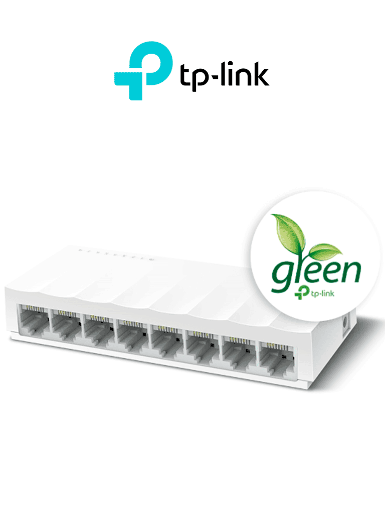 TP-LINK LS1008 - Switch para escritorio 8 puertos 10/100Mbps.