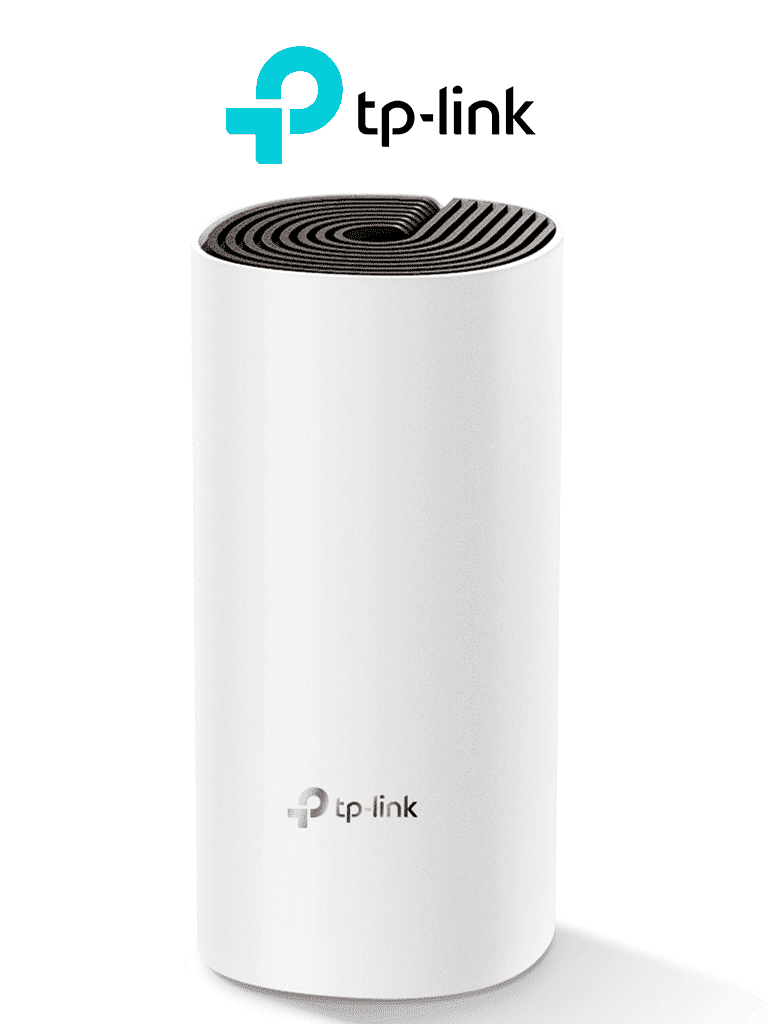 TP-LINK DECO E4 (1-Pack) - Router inalámbrico mesh para hogar dedoble banda AC 1200 con 2 puertos 10/100 Mbps y compatible con Alexa.