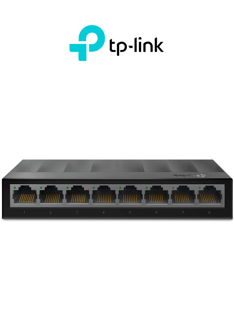 TP-LINK LS1008G - Switch para escritorio 8 puertos 10/100/1000Mbps.