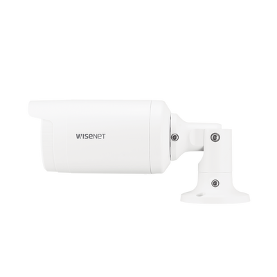 Cámara IP Tipo Bala 4 Megapíxel / Lente 3mm / IR 20M / WDR 120db / IP66 / H.265 & WiseStream / modo pasillo / POE 802.3af