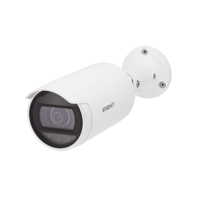 Cámara IP Tipo Bala 4 Megapíxel / Lente 3mm / IR 20M / WDR 120db / IP66 / H.265 & WiseStream / modo pasillo / POE 802.3af
