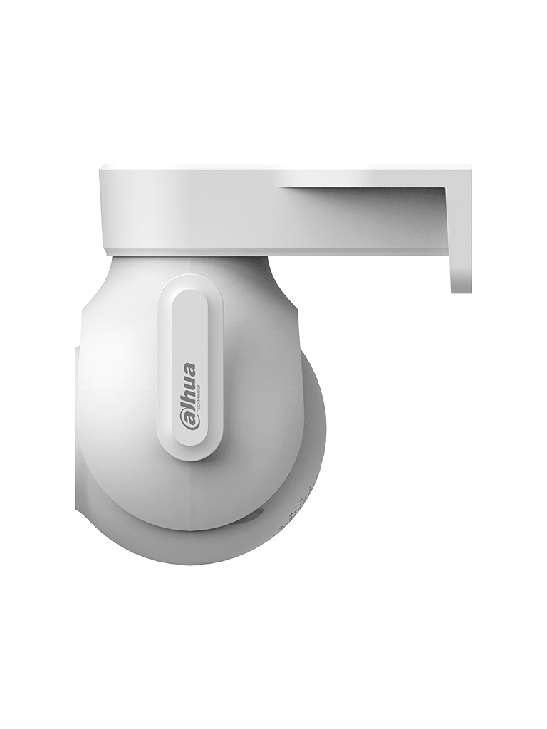 DAHUA DH-P5B-PV- Cámara IP PT WiFi de 5 Megapíxeles con audio bidireccional (micrófono y altavoz) sirena de 110dB WiFi 6 detección de personas y vehículos IP65 y ranura MicroSD.