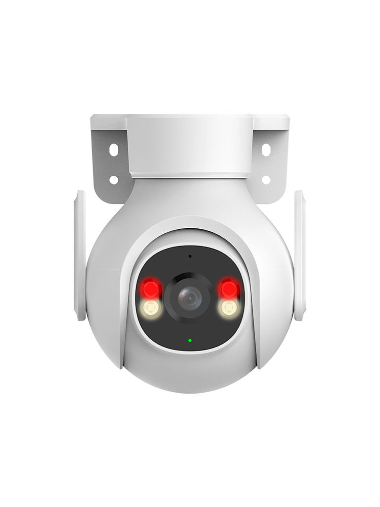 DAHUA DH-P5B-PV- Cámara IP PT WiFi de 5 Megapíxeles con audio bidireccional (micrófono y altavoz) sirena de 110dB WiFi 6 detección de personas y vehículos IP65 y ranura MicroSD.