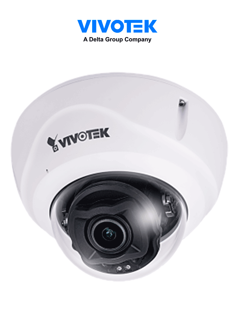 VIVOTEK FD9387-HTV-A - Cámara IP domo exterior antivandálica 5 MP lente varifocal motorizado 2.7-13.5mm WDR Pro Smart IR II 50m ciberseguridad Trend Micro micrófono integrado protección IP67/IK10 ONVIF NDAA #TM