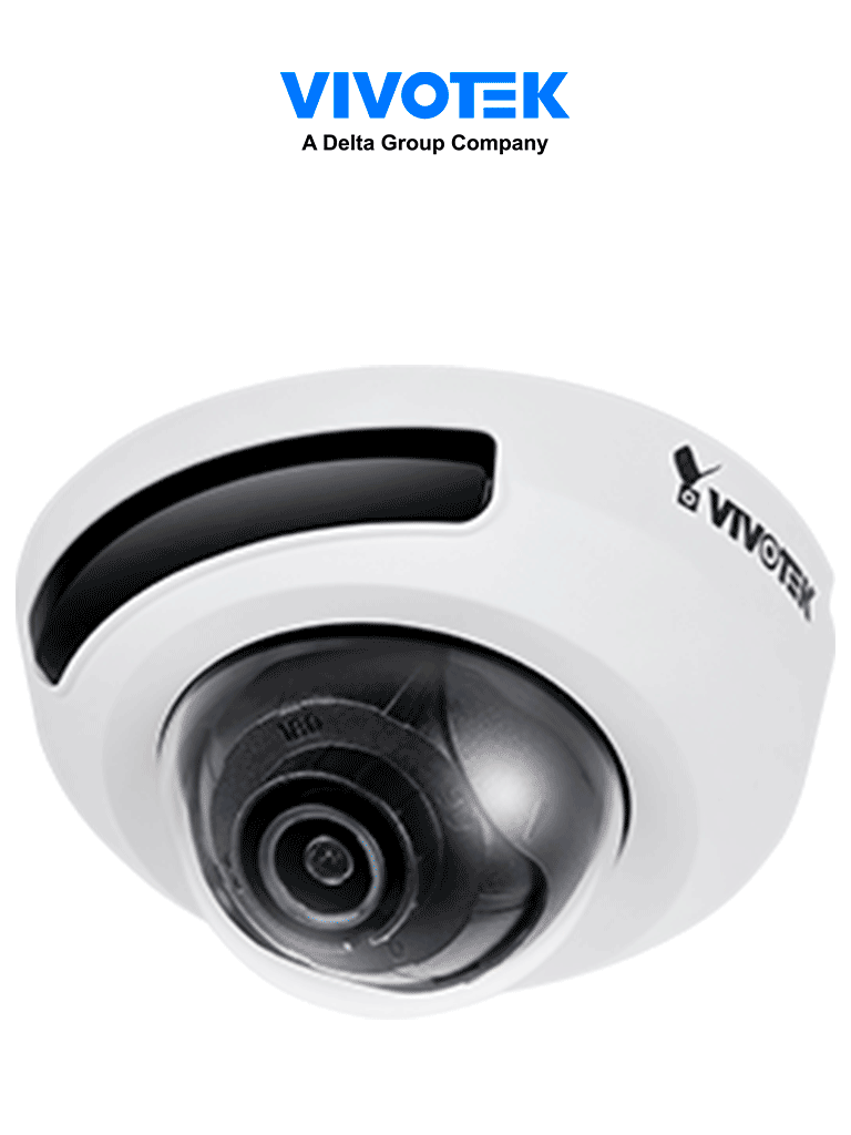 VIVOTEK FD9166-HN - Cámara IP domo interior 2 MP lente fijo 2.8mm IR invisibles 10m WDR Pro micrófono integrado ciberseguridad Trend Micro Smart Stream III#TM