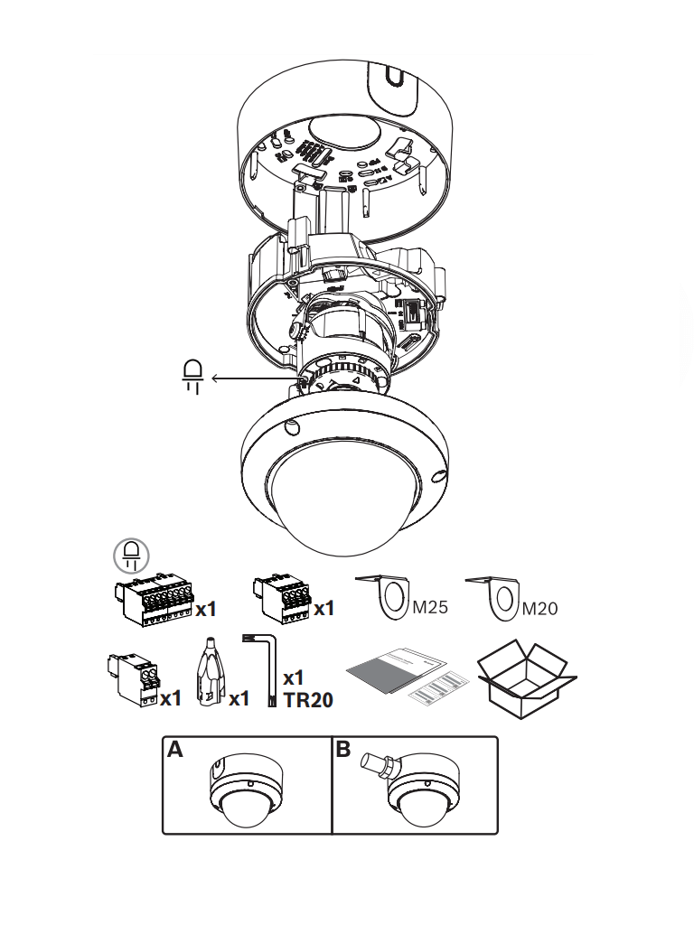 BOSCH V_NDE5703AL - Domo fijo 5MP HDR 3.2-10.5mm IP66 IR E/S