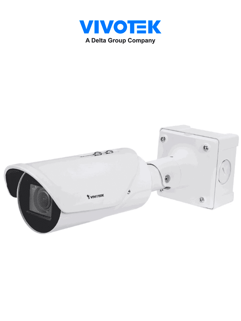 VIVOTEK IB9387-LPR-v2 - Cámara IP bullet exterior ANPR 5 MP lente varifocal 2.7-13.5mm WDR PRO SNV IR 50m IP67 e IK10 Stop&Go hasta 30 Km/h soporta matrículas de +70 países. #V1