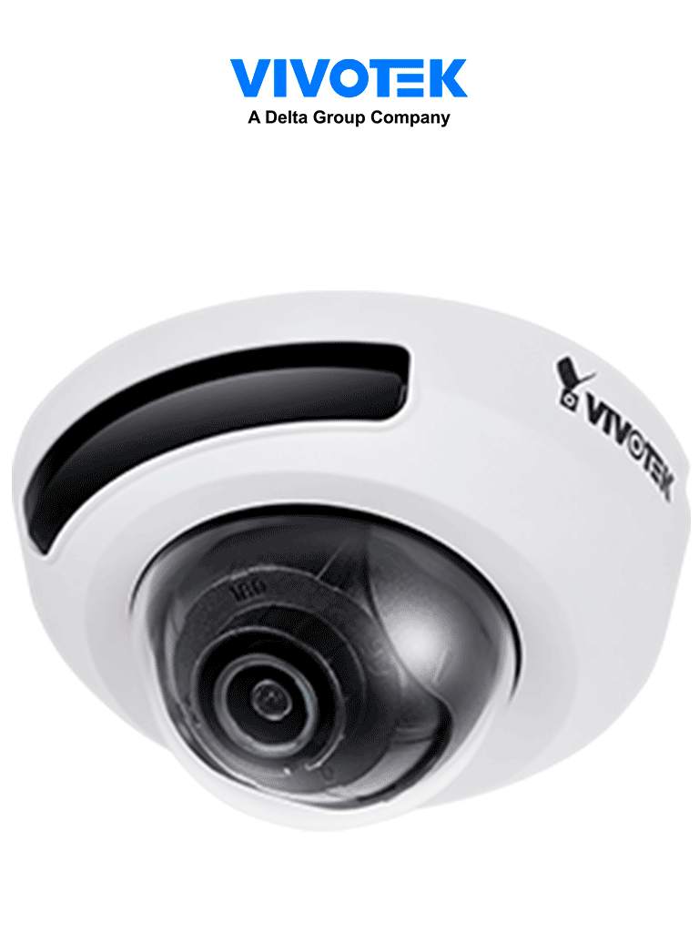VIVOTEK FD9166-HN - Cámara IP domo interior 2 MP lente fijo 2.8mm IR invisibles 10m WDR Pro micrófono integrado ciberseguridad Trend Micro Smart Stream III#TM