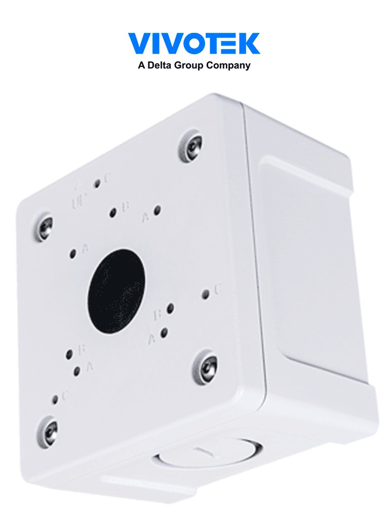 VIVOTEK AM-71C_V02 - Caja de conexiones de exterior para cámaras domo y bullet IP66 color blanco fabricada en aleación de aluminio