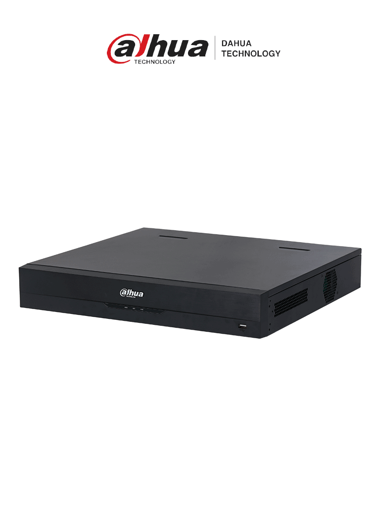 DAHUA DHI-NVR5432-EI - NVR de 32 canales IP 4K con tecnología Acupick WizSense y Smart H.265+. Rendimiento de 384 Mbps 4 bahías para discos duros. IA avanzada. E incluye E/S de alarma y audio
