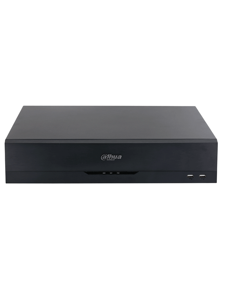 DAHUA DHI-NVR5864-16P-EI - NVR de 64 canales IP 4K con tecnología Acupick de 16 puertos PoE RAID 0/1/5/6/10 384 Mbps. IA avanzada: detección y reconocimiento de rostros protección perimetral SMD Plus en 8 canales.