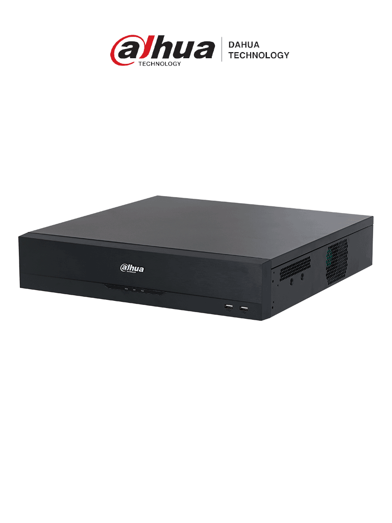 DAHUA DHI-NVR5864-16P-EI - NVR de 64 canales IP 4K con tecnología Acupick de 16 puertos PoE RAID 0/1/5/6/10 384 Mbps. IA avanzada: detección y reconocimiento de rostros protección perimetral SMD Plus en 8 canales.