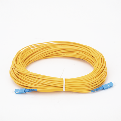Jumper de Fibra Óptica Monomodo SC/UPC-SC/UPC Simplex de 40 metros 3mm
