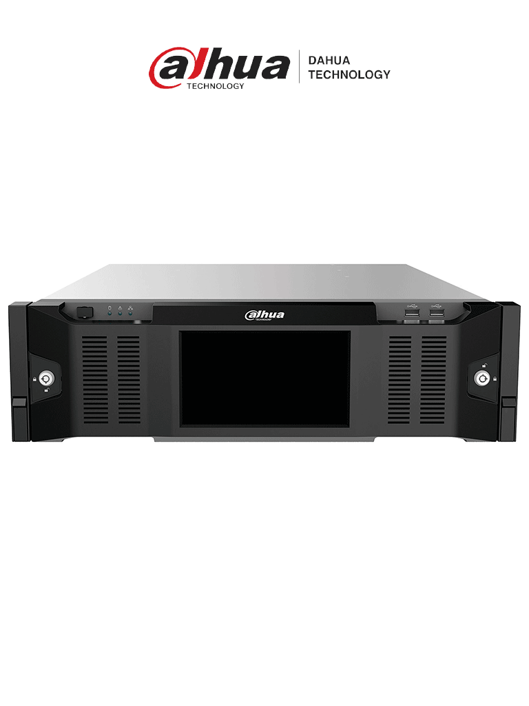 DAHUA DSS7016DR-S2- Servidor de Administración de Dispositivos compatible con Software DSS Pro y dispositivos Dahua. Ofrece una capacidad de 600Mbps y cuenta con 15 bahías SATA Hot Plug. Soporta RAID para una gestión avanzada y segura de dispositivo