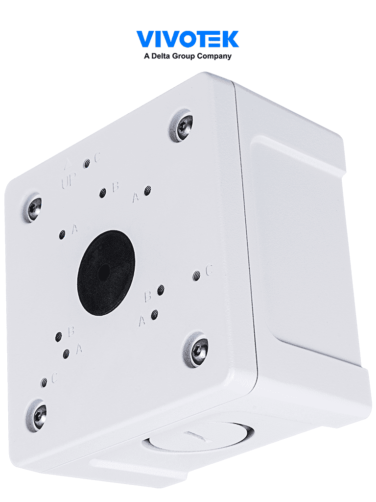 VIVOTEK AM-71C_V02 - Caja de conexiones de exterior para cámaras domo y bullet IP66 color blanco fabricada en aleación de aluminio