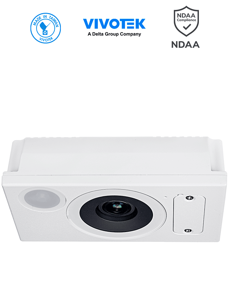 VIVOTEK SC9133-RTL - Camara IP con analitico de conteo de personas integrado de IA 3 MP con vista hemisferica 360º Protección IP66 IK10 Microfono integrado NDAA y hasta 99% de precisión ideal para Tiendas Retail