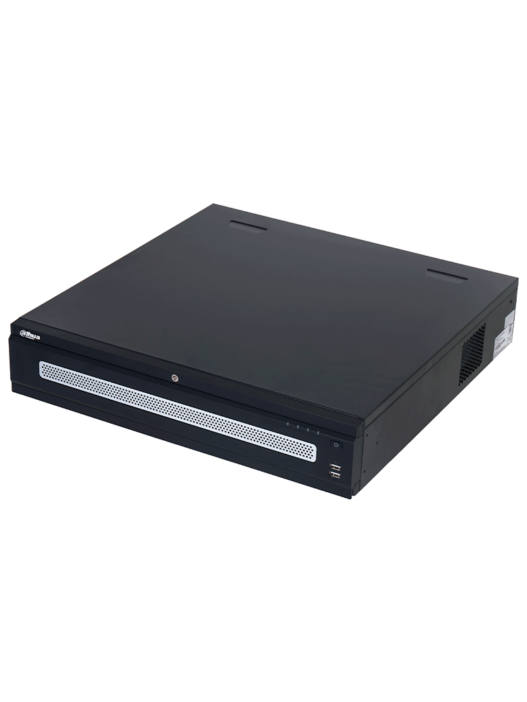 DAHUA DHI-NVR608RH-128-XI - NVR con tecnología Acupick y WizMind 128 canales 32MP 8HDD 1024Mbps. Clúster N+M RAID0/1/5/6/10 Hot Swap. Detección de rostros metadatos protección perimetral SMD Plus y soporte IA por cámara.
