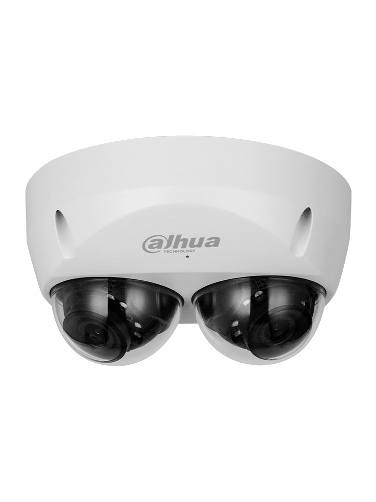 DAHUA IPC-HDBW5441F-AS-E2 Cámara IP Domo de 4 MP con lente de 2.8mm y ángulo de 95° ideal para multivisión. Ofrece IR de 30m tecnología WizMind detección facial protección perimetral Starlight PoE WDR H.265+ IP67 IK10 micrófono y E/S de a