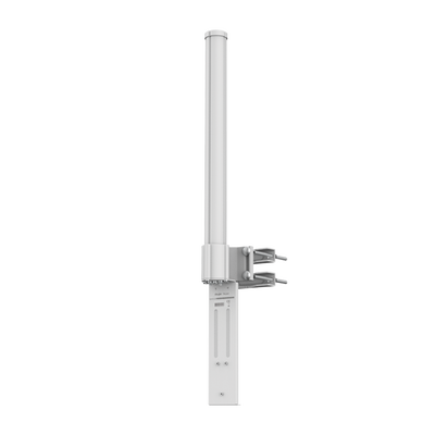 Antena Omnidireccional de 360° AirMetro con 13 dBi en Banda 5Ghz (5150-5850 Mhz) Slant 90° Compatibilidad Multi-Marca para enlaces Multipunto Conectores SMA Hembra Inverso.
