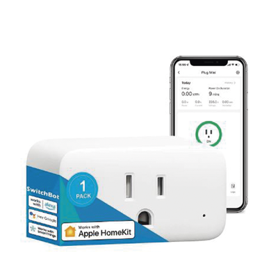 Adaptador tomacorriente PlugIn Mini 15A medición de consumo control de electrodomésticos / BLUETOOTH / Wifi