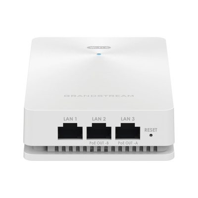 Punto de acceso Wi-Fi 6 802.11ax de pared tecnología MU-MIMO 2x2:2 de doble banda 4 puertos Gigabit alámbricos